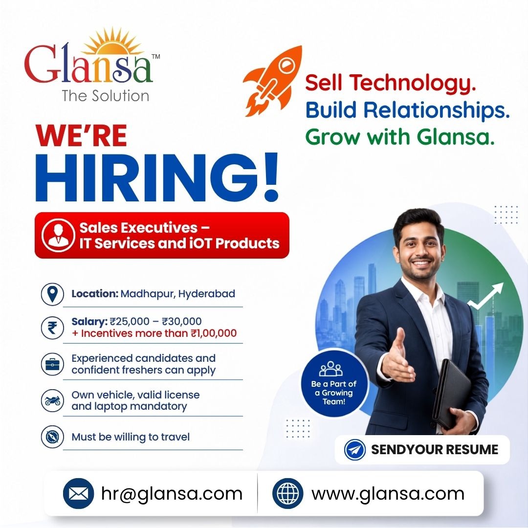 Sales Executive – IT Services & IoT Products